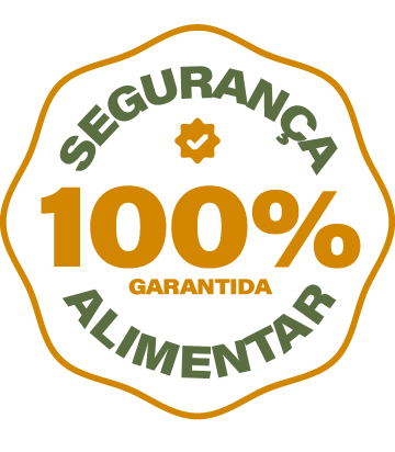 Selo 100% Segurança Alimentar Nutrijoi